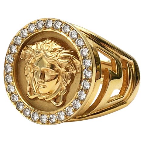 versace vintage ring